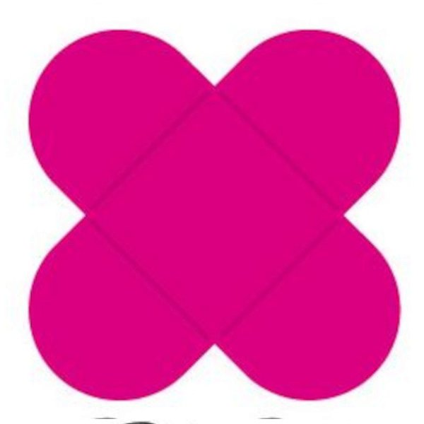 MINI PORTA FORMINHA PARA DOCES 4 PÉTALAS ROSA PINK - COM 50 UNIDADES - REF.: 19007 - FUNFESTAS