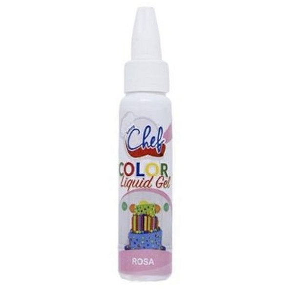 CORANTE COLOR LIQUID GEL ROSA 25G - ICEBERG CHEF