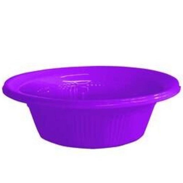 MINI CUMBUCA DESCARTÁVEL DE PLÁSTICO REDONDA ROXO CONTÉM 10 UNIDADES - 12CM - TRIK TRIK