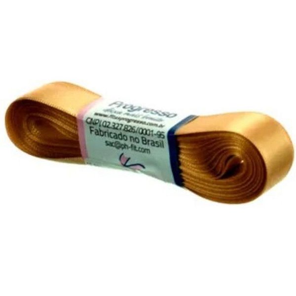 FITA DE CETIM PROGRESSO 15MM - 10M COR 228 OURO - 01 UNIDADE - PROGRESSO