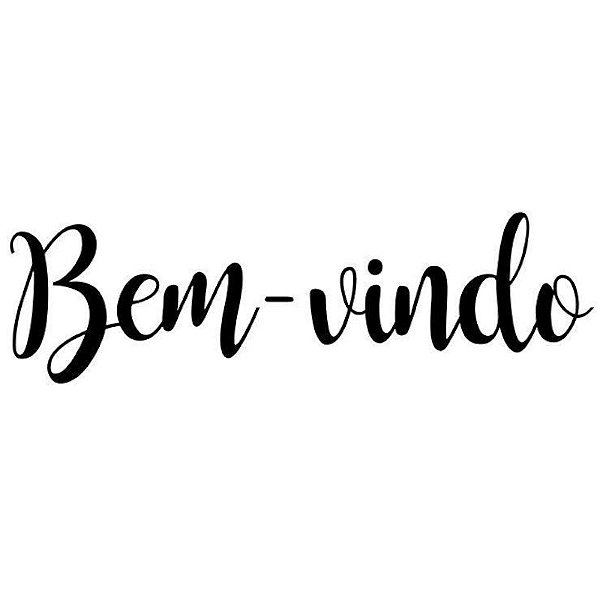 TRANSFER PARA BALÃO P - BEM VINDO  - PRETO - CROMUS BALLOONS