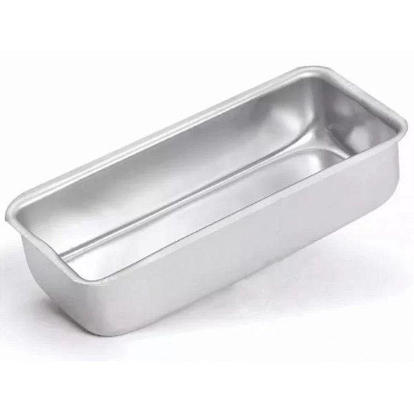FORMA DE PÃO SIMPLES  N°2 - 12X26X5,5 CM - COD 1092 - 01 UNIDADE - METASA