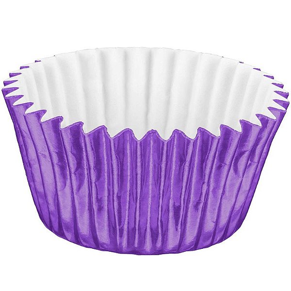 FORMINHA DE PAPEL N°6 LAMINADAS LILÁS - COM 100 UNIDADES - REGINA FESTAS