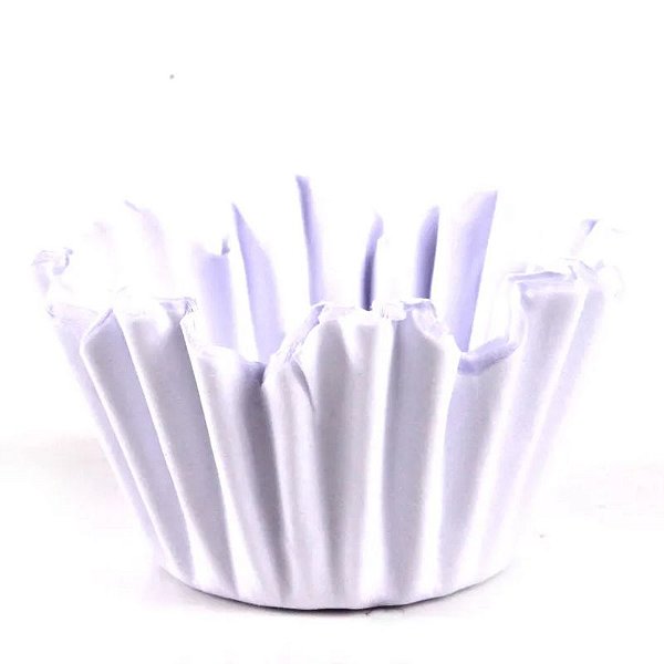 FORMINHA DE PAPEL N°6 BRANCA FLOR - COM 100 UNIDADES - REGINA FESTAS