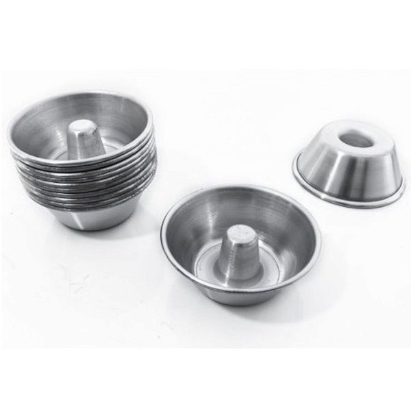 FORMINHA MINI PUDIN 1 - 5,4 X 7,5 X 3,0 CM - COD 1418 - 12 UNIDADES - METASA