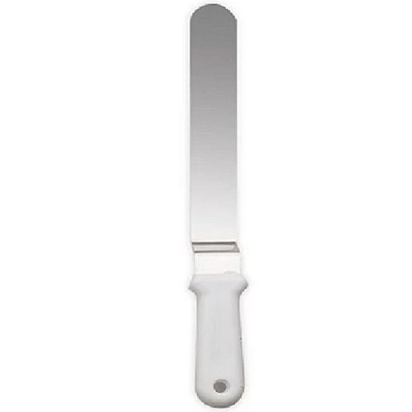 ESPÁTULA COM DOBRA INOX PARA CONFEITAR 38 CM - CÓD: ECG-38 - SOLRAC