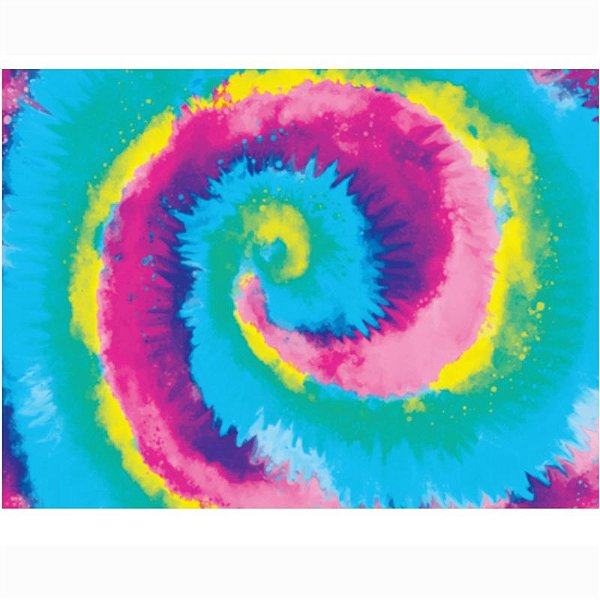 PAINEL GRANDE DE TNT DECORATIVO FESTA TIE DYE - 01 UNIDADE - PIFFER