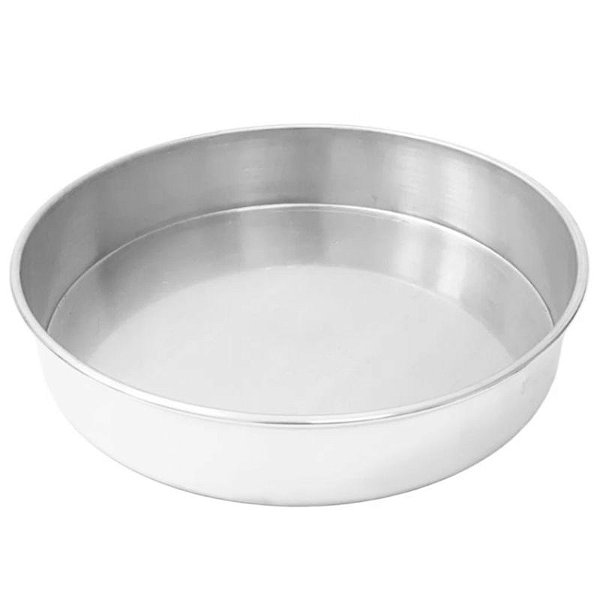 FORMA REDONDA FUNDO FIXO -  25X5 CM - 01 UNIDADE - RS ACESSÓRIOS