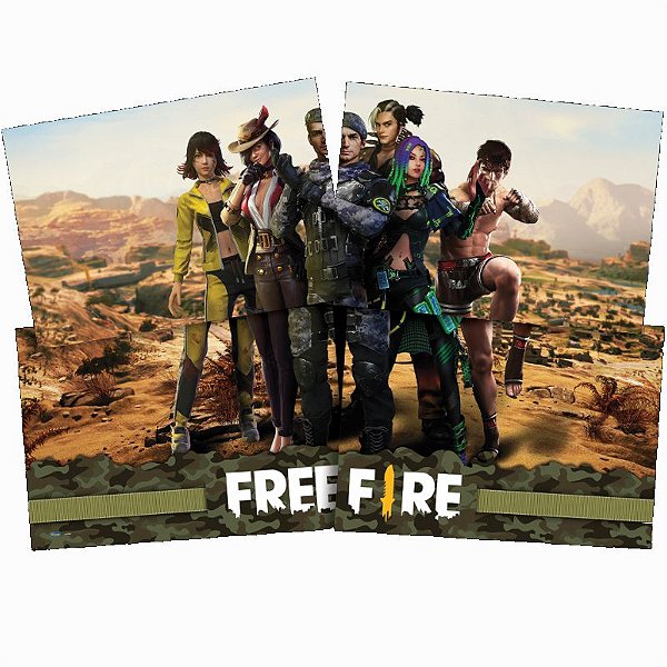 Kit Ouro Personalizado Festa Aniversário Free Fire 01 -IMPAKTO