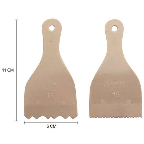 KIT MINI RÉGUAS EM PLÁSTICO DECORATIVA 11,5X6CM REF 30.87 - CÓNTEM 2 UNIDADES - INJETEMP