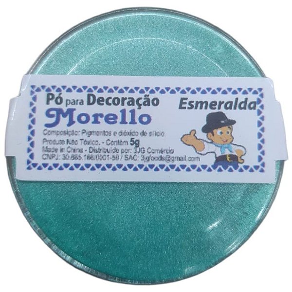 PÓ PARA DECORAÇÃO  ESMERALDA - 5G