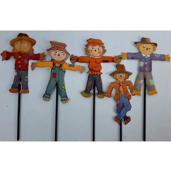 PALITO DECORATIVO ESPANTALHO FESTA JUNINA - 10 UNIDADES -  NC TOYS