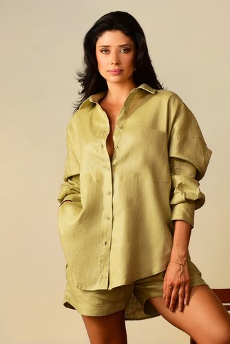 Camisa Alfaiataria Oversized