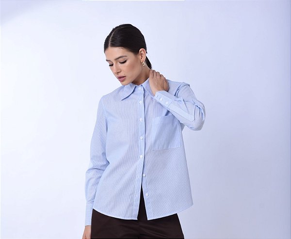 Camisa Alfaiataria Listrada