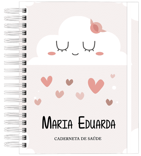 Caderneta de Saúde - Nuvem Rosa