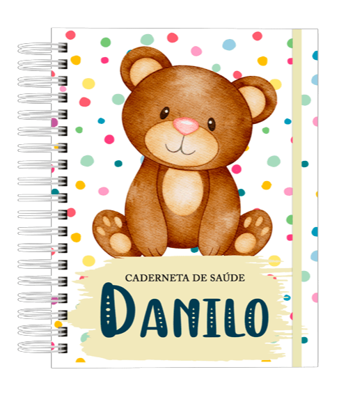 Caderneta de Saúde - Urso Bolinhas