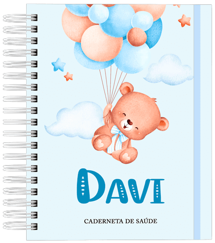 Caderneta de Saúde - Urso Balão Azul