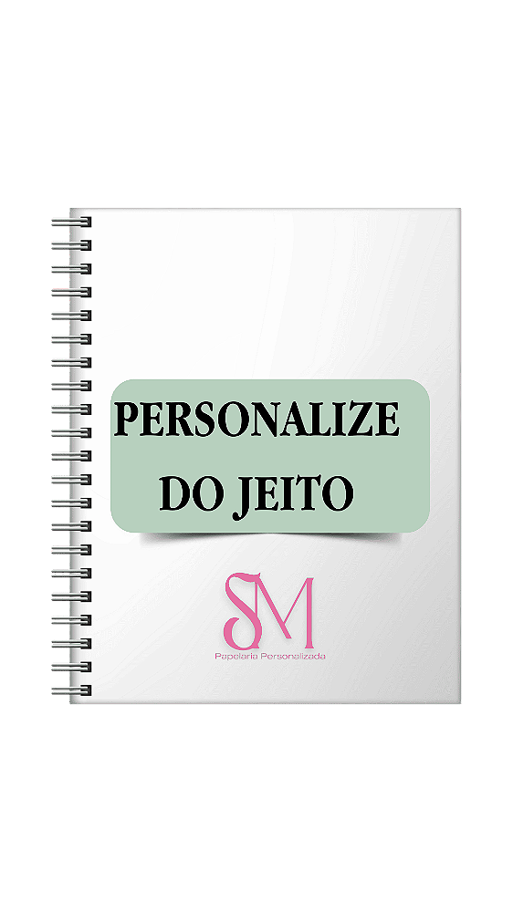 Caderno Maternal Personalizado – Com Sua Logo ou Foto