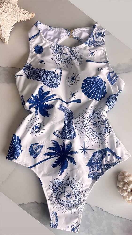 Maiô Onça Blue