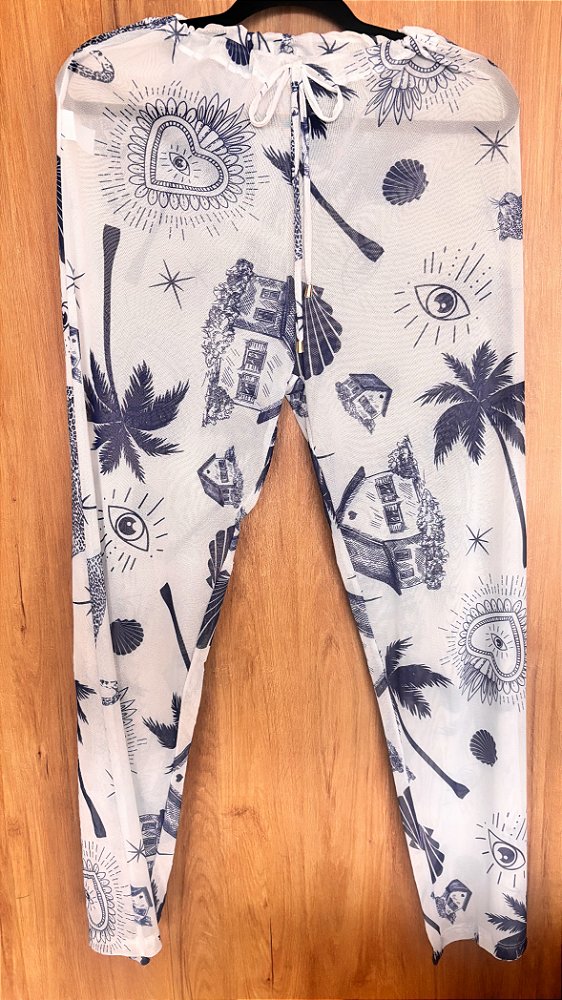 Calça Tule Onça Blue