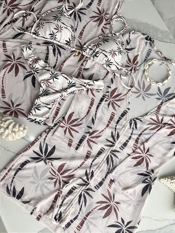 Conjunto Coqueiros com Vestido