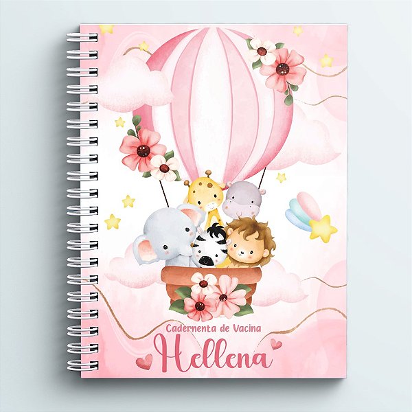 Caderneta de Saúde - Safari Menina