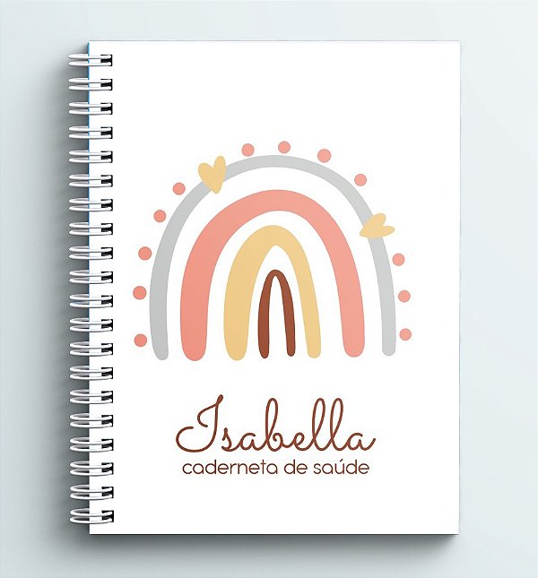 Caderneta de Saúde - Arco-Íris Boho