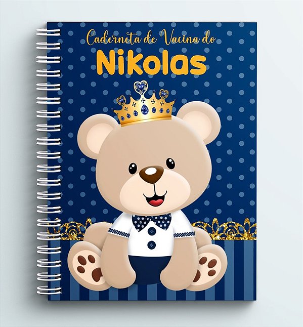 Caderneta de Saúde - Ursinho Principe