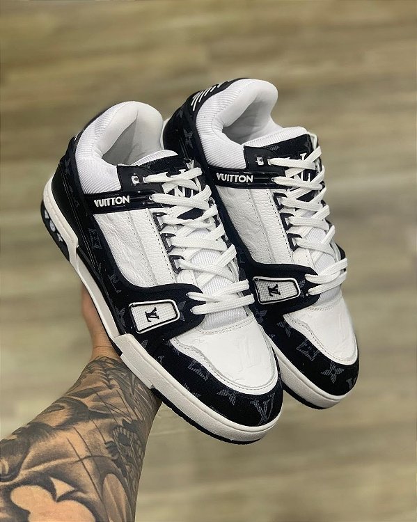 T nis Louis Vuitton Trainer Branco Preto tenis.street