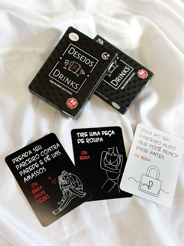JOGO DE CARTAS - DESEJO & DRINK