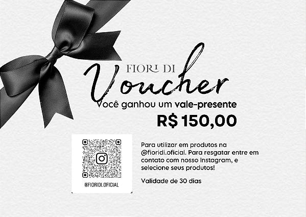 VALE PRESENTE - R$150,00