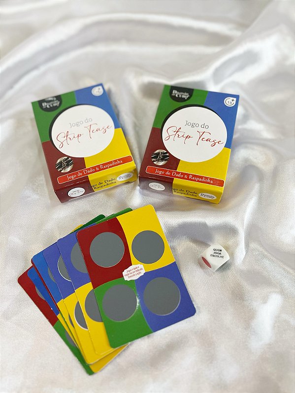 JOGO DO STRIP TEASE - Jogo de Dado e Raspadinha