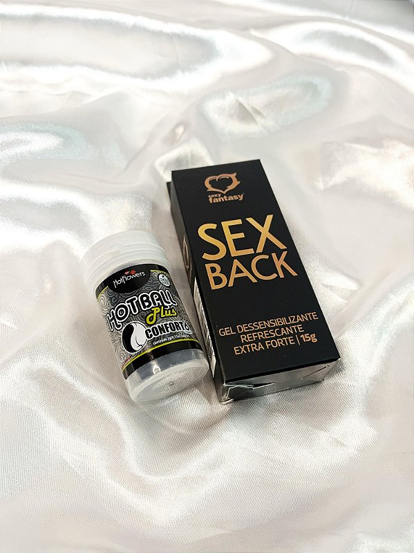 KIT CONFORTO - 1 Hot Ball Conforto | 1 gel Sex Back