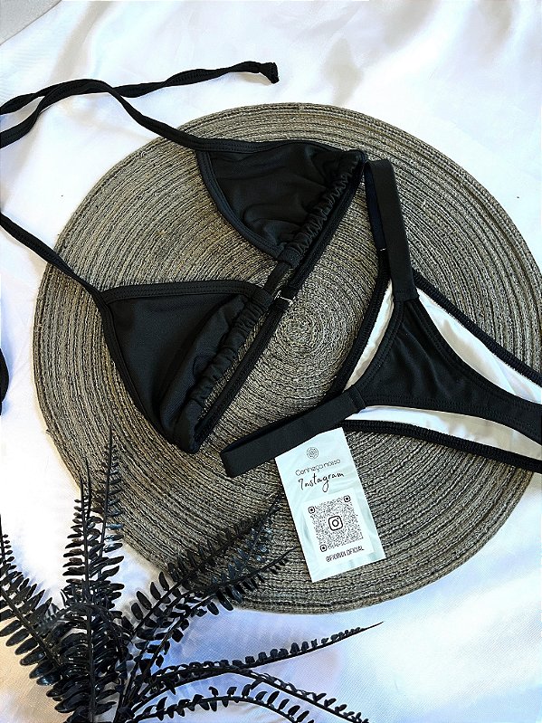 Biquini Marquinha Amaré - Preto