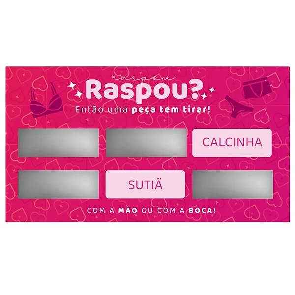 RASPADINHA - Tire uma Peça de Roupa