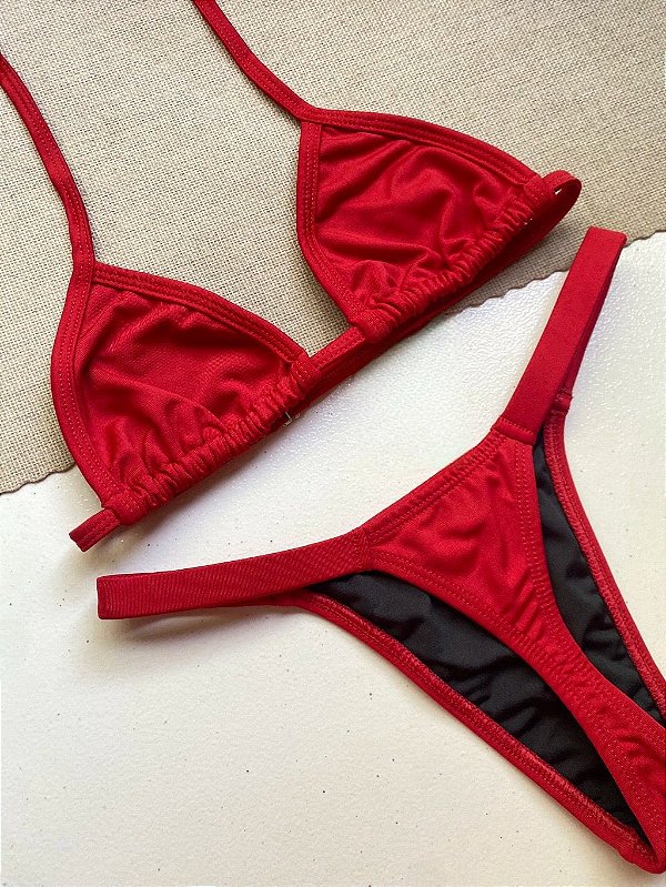 Biquini Marquinha Amaré - Vermelho