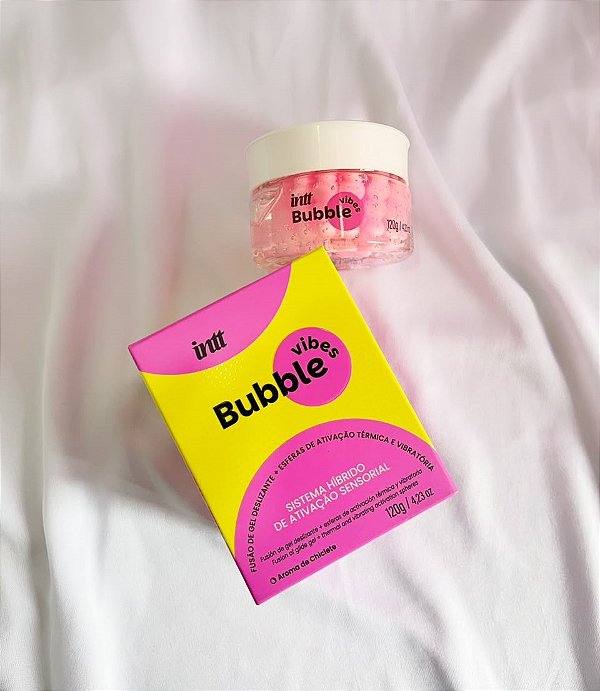 BUBBLE VIBES INTT - Lubrificante e Excitante com Esferas - 3 em 1