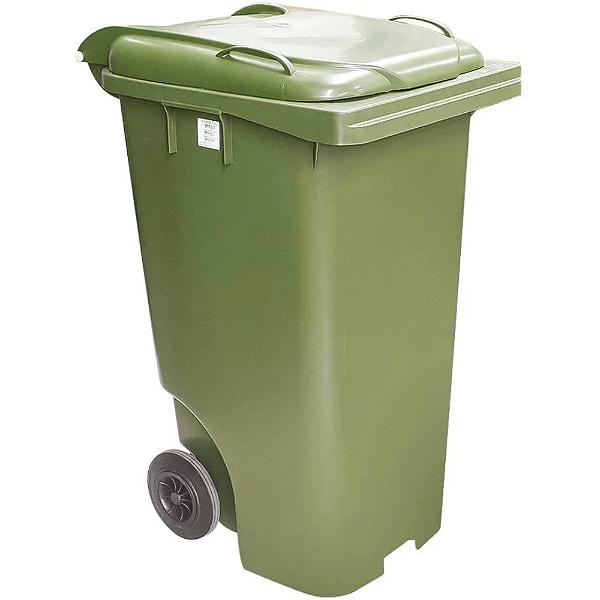 Contentor de Lixo com Rodas 240 Litros Verde