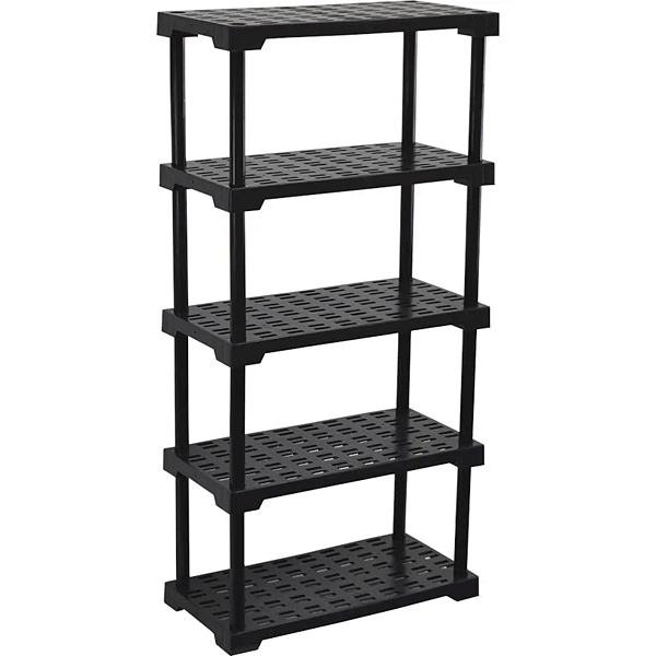 Estante Plástica Modular Preta