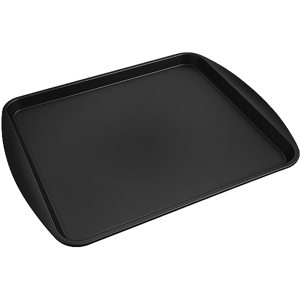 Bandeja Plástica para Fast Food 43x30 cm Preta