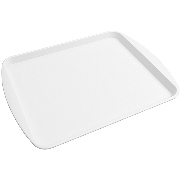 Bandeja Plástica para Fast Food 43x30 cm Branca