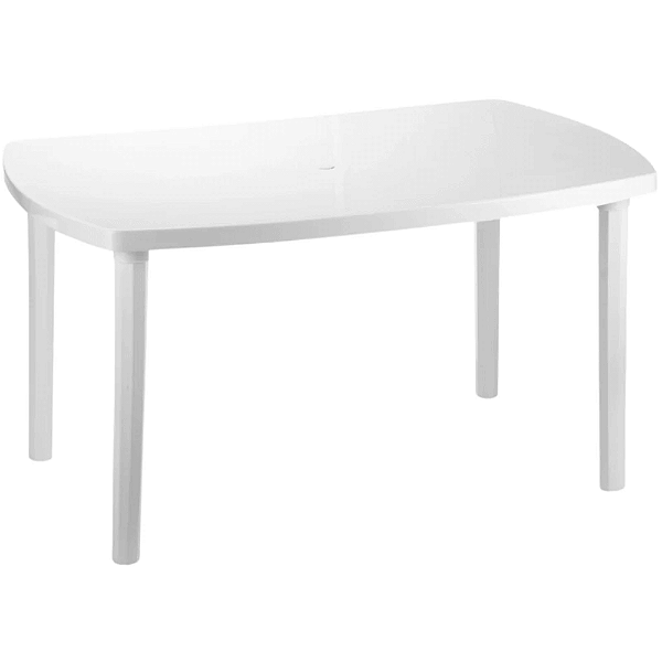 Mesa Retangular Desmontável Branca