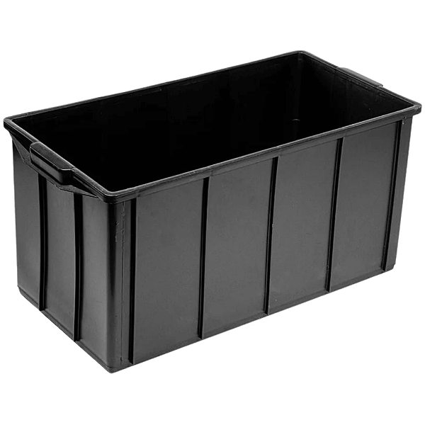 Caixa Plástica Empilhável 70 Litros Preta