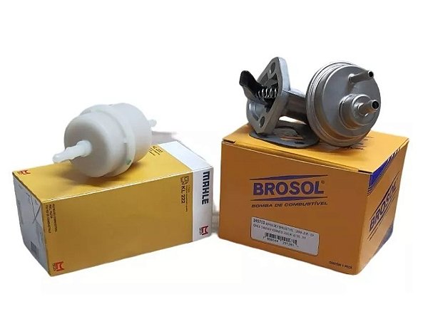 Kit Bomba Gasolina Fusca Gol Kombi Brosol + Filtro Mahle