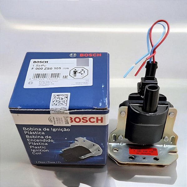 Bobina Ignição + Conector Gol Mi Santana Parati 2 Pinos