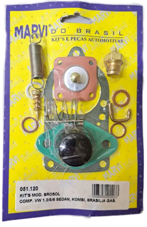 Kit Carburador Fusca Solex 30-pic Vw 1.3/5/6 Sedan, Kombi