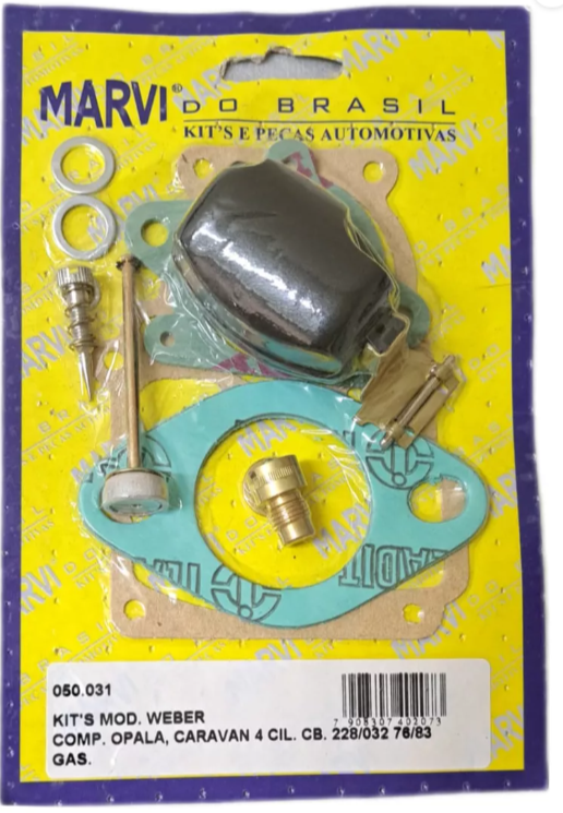 Kit Carburador Opala, Caravan Weber 4cc. Cb 228/032 76/83