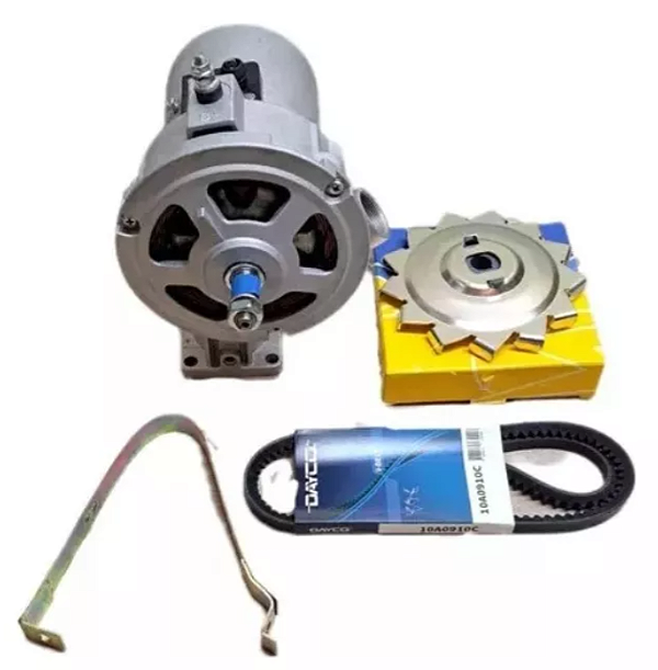 Alternador Fusca Kombi Vw Kit Completo 60a + Potente