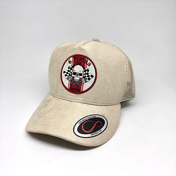 Boné 6 Pista Car Club - Bege