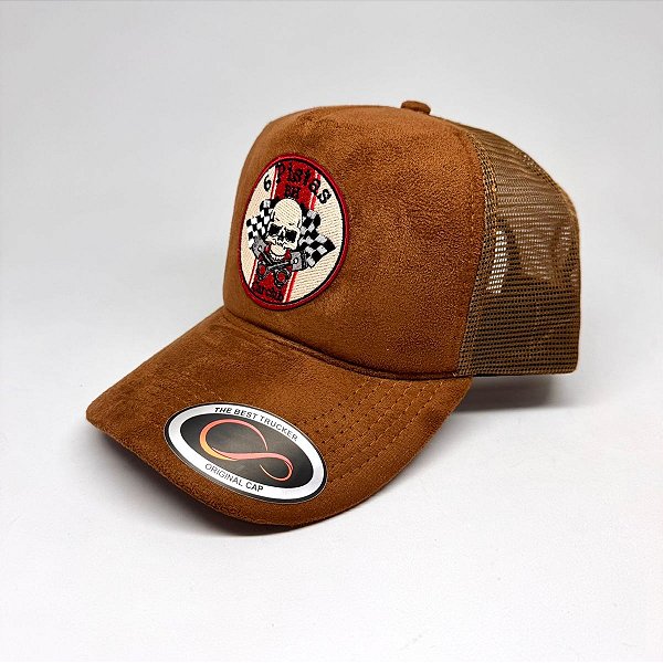 Boné 6 Pista Car Club - Marrom